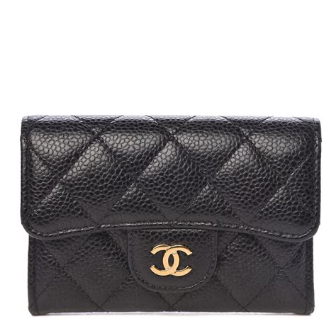 chanel classic flap card case|chanel card holder zip wallet.